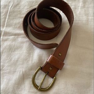 Cognac Leather Belt